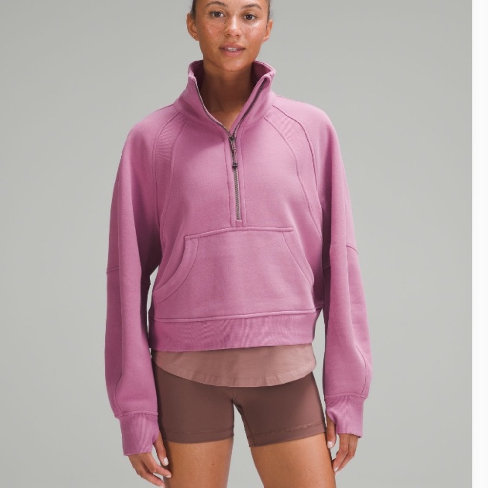 Scuba Oversized Funnel Neck Half Zip